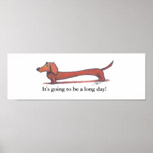 Dachshund-Poster Poster