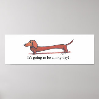 Dachshund-Poster Poster