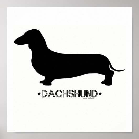 Dachshund Print (Voorkant)