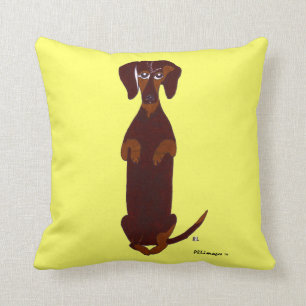 Dachshund Print Pillow Kussen