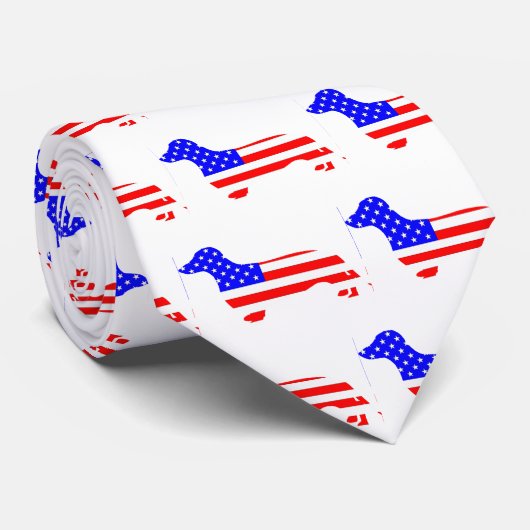 Dachshund-producten en -Design! Stropdas (Opgerold)