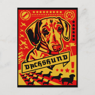 Dachshund Propaganda Briefkaart