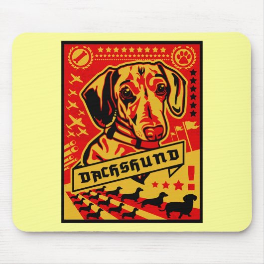 Dachshund Propaganda Muismat (Voorkant)