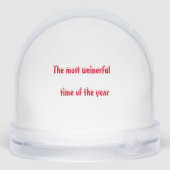 Dachshund Puppies Christmas Sneeuwbol (Achterkant)