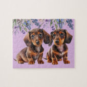 Dachshund Puppies Legpuzzel (Horizontaal)