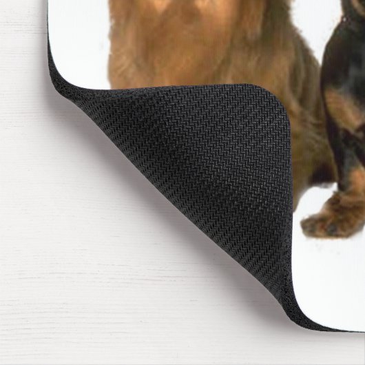 Dachshund Puppies Mousepad Muismat (Hoek)