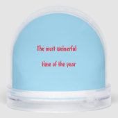 Dachshund Puppies Personalized Snow Globe Sneeuwbol (Achterkant)