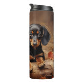 Dachshund puppies thermosbeker (Geroteerd rechts)