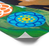 Dachshund Puppy Black en Tan Print (Hoek)