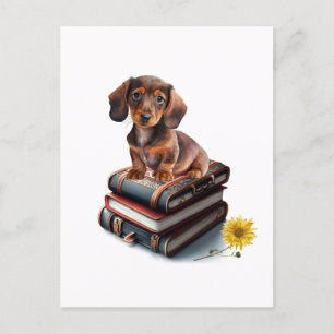Dachshund Puppy Briefkaart
