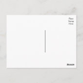 Dachshund Puppy Dog Blank zwart Briefkaart (Achterkant)