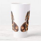 Dachshund Puppy Dog Doxy Weiner Dog Puppy Latte Mok (Voorkant)