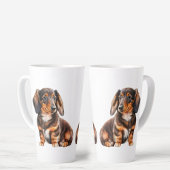 Dachshund Puppy Dog Doxy Weiner Dog Puppy Latte Mok