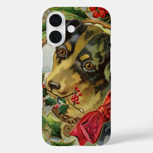 Dachshund Puppy Dog met Holly Case-Mate iPhone Case (Achterkant)