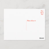 Dachshund Puppy Dog - Rood Hallo, denken aan jou Briefkaart (Achterkant)