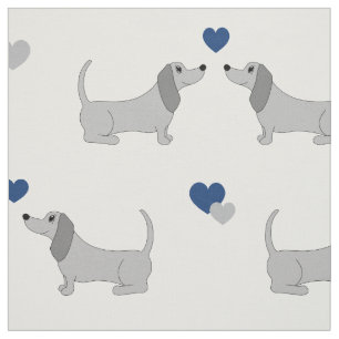 Dachshund Puppy Dog Stof