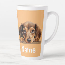 Dachshund Puppy Hondenhuisdier Koffie Cacao Thee L Latte Mok