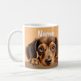 Dachshund Puppy Hondenhuisdier Koffie Cacao thee M Koffiemok