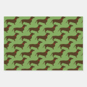 Dachshund Puppy Hondenliefhebbers - Doxie Inpakpapier Vel (Voorkant 2)