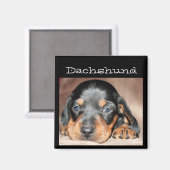 Dachshund Puppy Magneet (Voorkant / Achterkant)