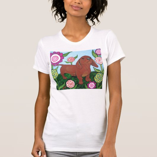 Dachshund Puppy Shirt (Voorkant)