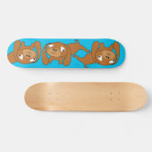 Dachshund Puppy Skateboard (Horizontaal)