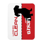 Dachshund, Puppy Vaatwasser Magneet - Likked Clean (Verticaal)