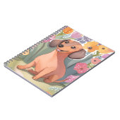 Dachshund Puppy | Watercolor Dog Pet Notitieboek (Linkerzijde)