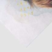 Dachshund Puppy Waterverf Tissuepapier (Detail)