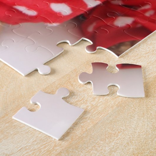 Dachshund Puppy Wearing Valentijns outfit Legpuzzel (Zijkant)