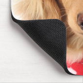 Dachshund Puppy Wearing Valentijns outfit Muismat (Hoek)