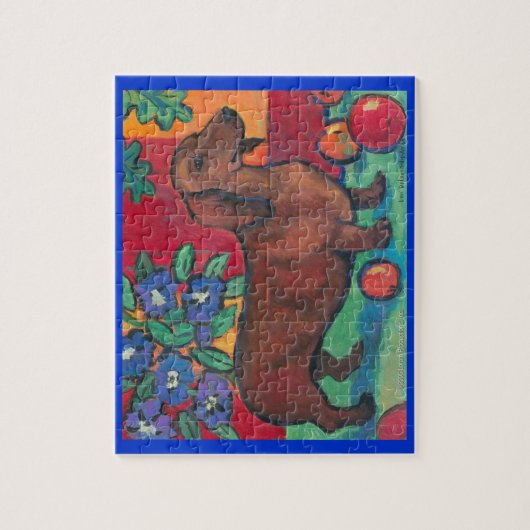 Dachshund Puzzle Legpuzzel (Verticaal)