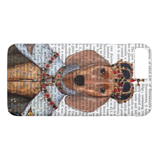 Dachshund Queen 2 Case-Mate iPhone Case (Achterkant (Horizontaal))