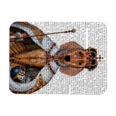 Dachshund Queen 2 Magneet (Horizontaal)