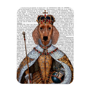 Dachshund Queen 2 Magneet