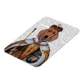 Dachshund Queen 2 Magneet (Linkerzijde)