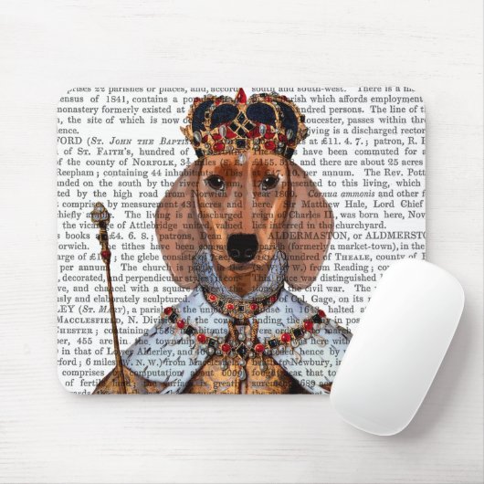 Dachshund Queen 2 Muismat (Met muis)