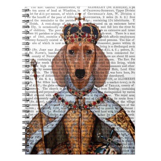 Dachshund Queen 2 Notitieboek (Voorkant)