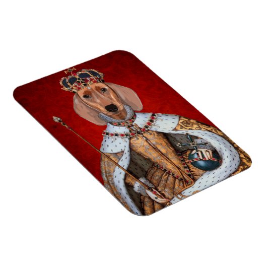 Dachshund Queen Magneet (Rechterzijde)