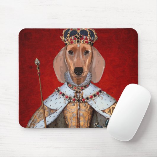 Dachshund Queen Muismat (Met muis)