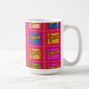 Dachshund Quilt Koffiemok