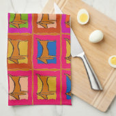 Dachshund Quilt Theedoek (Quarter Fold)