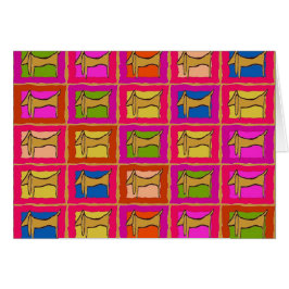 Dachshund Quilt Tiled Dogs