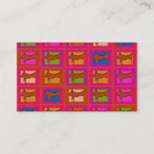 Dachshund Quilt Visitekaartjes (Achterkant)