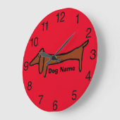 Dachshund, Red Clock, geef naam uit Grote Klok (Hoek)