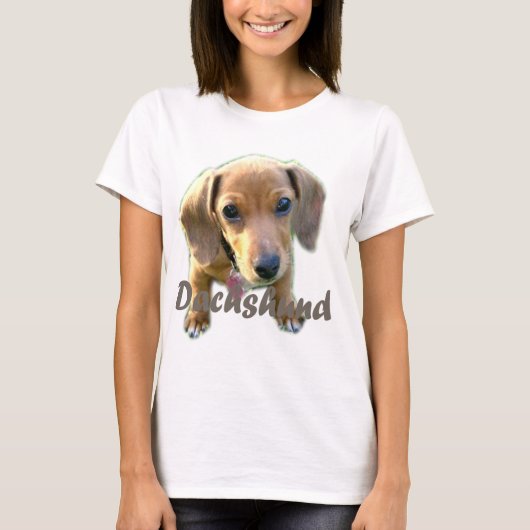 Dachshund-reeks T-shirt (Voorkant)