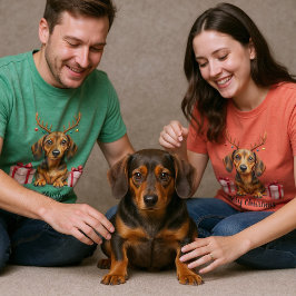 Dachshund Rendier T-shirt