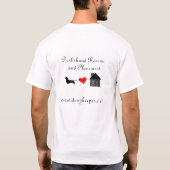 Dachshund Rescue - Edel T-shirt (Achterkant)