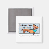 Dachshund Rescue South Florida Magneet (Voorkant / Achterkant)
