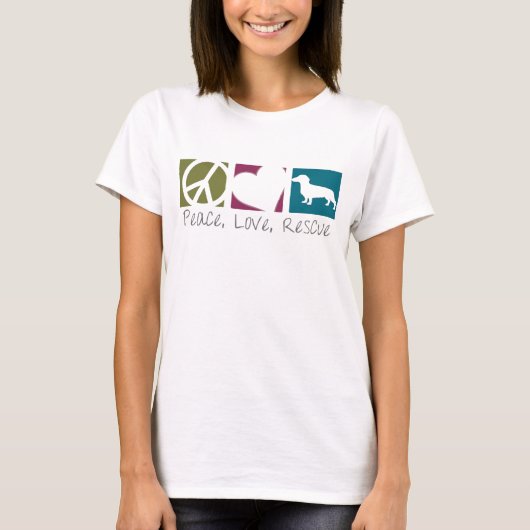 Dachshund Rescue South Florida T-shirt (Voorkant)